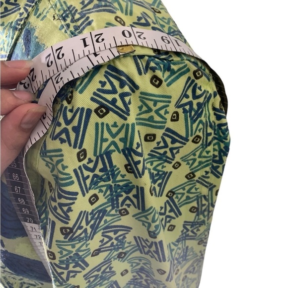 Jane Ashley Casual Lifestyle Green Blue Floral - Picture 6 of 16